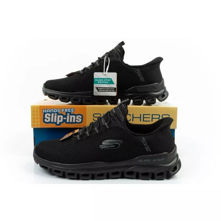 Skechers men's shoes sneakers Glide-Step comfortable lightweight Slip-Ins black