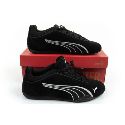 Puma women's sports shoes Catch Soleil SD black natural leather fashionable