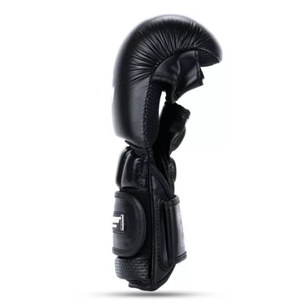 MMA treniruočių pirštinės M - Warrior Black - LegacySeries