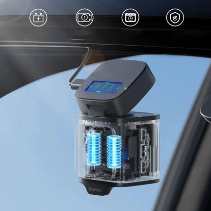 Baseus PrimeTrip VD1 automobilinis vaizdo registratorius 2K+1080p - juodas