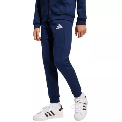 Vaikiškos tamsiai mėlynos kelnės adidas Entrada 26 Sweat JZ9135
