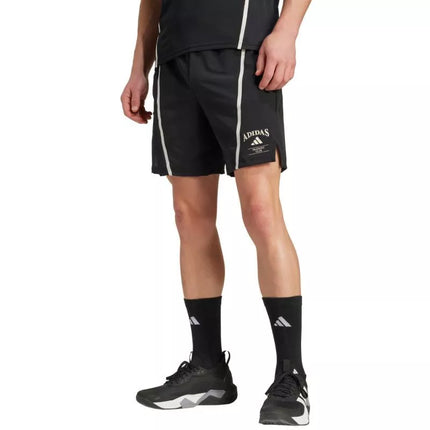 adidas Vyriški šortai Skirta treniruotėms, Tradicinis paveldas, Juodi KA5283
