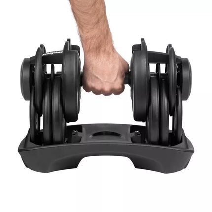 Cast iron adjustable dumbbell 24 kg REBEL ACTIVE
