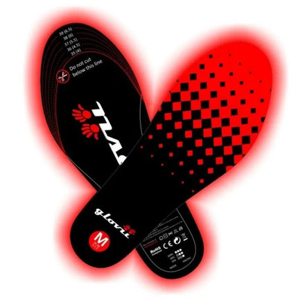 Glovii GW2M heated shoe insert (35, 36, 37, 38, 39, 40; black and red)