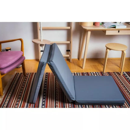 FOLDABLE GYMNASTIC MATTRESS GRAY 180CM BENCHK