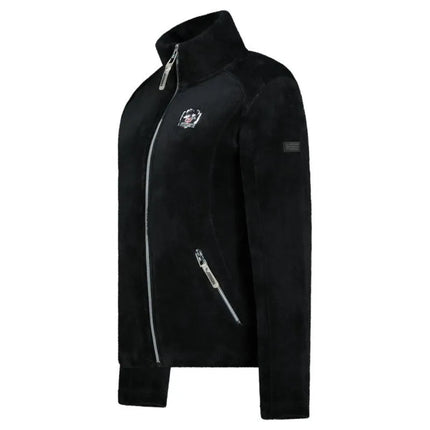 Moterų flisinis džemperis Geographical Norway Ticarina Black Db Lady 0124 juodas (WZ8079F/GN-Black)