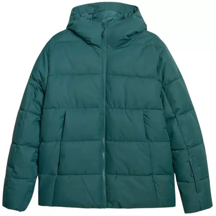 Men's ski jacket 4F M0788 dark green 4FWAW25TTJAM0788 40S