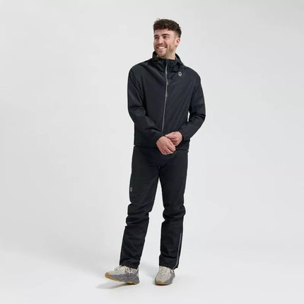 Rogelli CORE Lietpalčio Rinkinys Juodas 2XL