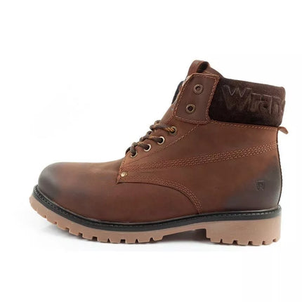 Wrangler Arch Fur men's boots, Chelsea boots, elegant, insulated, brown