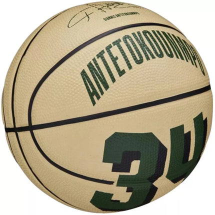 Wilson NBA žaidėjo ikona Giannis Antetokounmpo Mini kamuolys WZ4007501XB Krepšinis