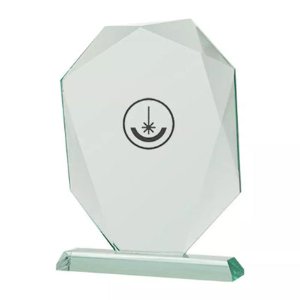 Glass Trophy with Case