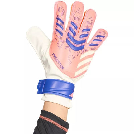 adidas Predator Glove Training Goalkeeper Gloves White and Orange JN5355