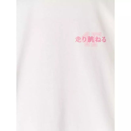 Oversized T-shirt with print for girls 4F 4FJRAW25TTSHF2935-11S