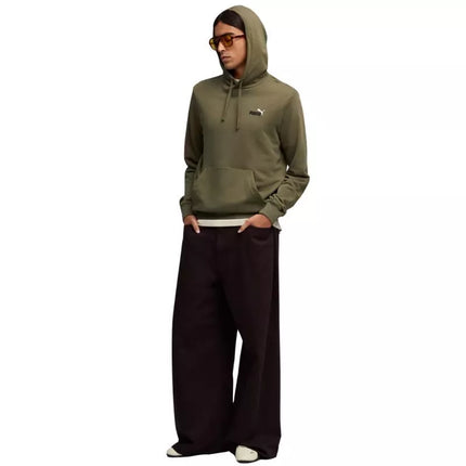 Men's Puma ESS 2 Color Small No. 1 Logo Hoodie olive 684719 81
