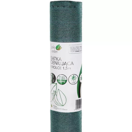SHADE NET 140G/M2 1.5X25M DARK GREEN