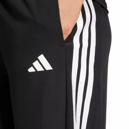 adidas Train Essentials 3-Stripes Woven Women's Pants Black JI8313
