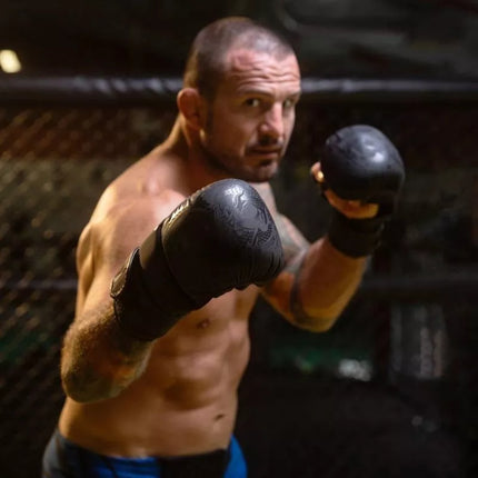 MMA treniruočių pirštinės M - Juodasis Drakonas - Valor serija