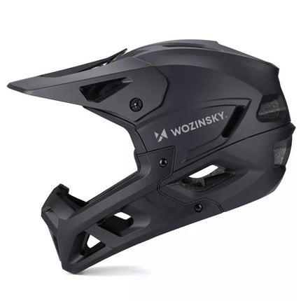 Wozinsky Full Face Bike Helmet with Detachable Visor 57-59 cm - Black
