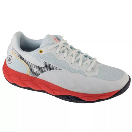 Mizuno Wave Enforce Court AC Teniso bateliai 61GA243260 Balta 41