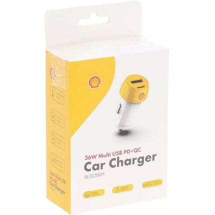 DAUGIAFUNKCINIS AUTOMOBILINIS ĮKROVIKLIS SU USB PD+QC KORPUSU