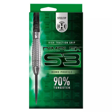Harrows Dimplex S3 Bomb 90% Steeltip Darts