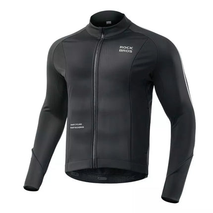 Rockbros Fall/Winter Long Sleeve Cycling Jacket M - Black