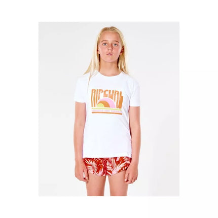 RIP CURL Marškinėliai "Surf Revival" - Mergaitei - balti