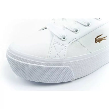 Madingi balti moteriški sportiniai bateliai Lacoste Ziane Platform 126