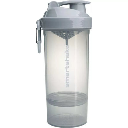 SPORTAS SmartShake Original2Go One 600ml Pilkas Butelis