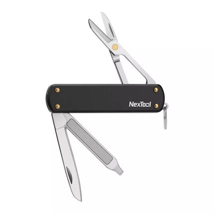 NexTool Mini kišeninis peilis NE0141 4-in-1 Juodas