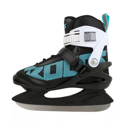 Roces ICY 5 moteriškos pačiūžos juodos, baltos ir mėlynos 450737 001