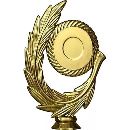 Plastic figure in general - 50mm gold, plastic with wreath F78/G