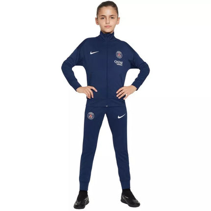Nike PSG Dri-Fit Academy Pro Kids Tracksuit Navy Blue FQ0063 411