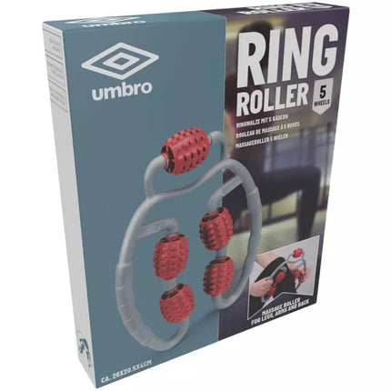 UMBRO Treniruočių volas su 5 voleliais, raudonas
