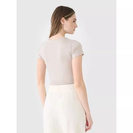 Moteriški vienspalviai crop top marškinėliai 4F 4FRSS25TTSHF2695-83S