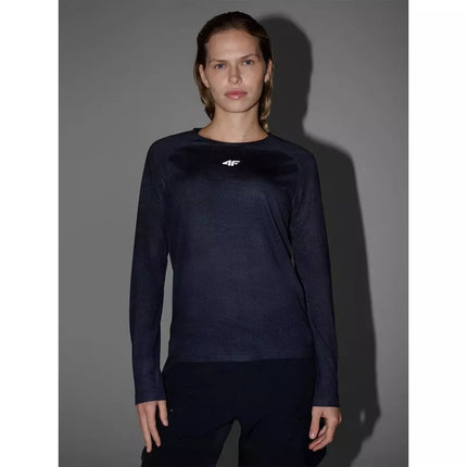 Women's quick-drying cycling longsleeve 4F 4FWSS25TFLOF344-20A