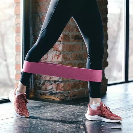 Wozinsky 3 vnt. Medžiaginių pasipriešinimo mini juostų rinkinys jogai, fitnesui, CrossFit pratimams (WFB-01)