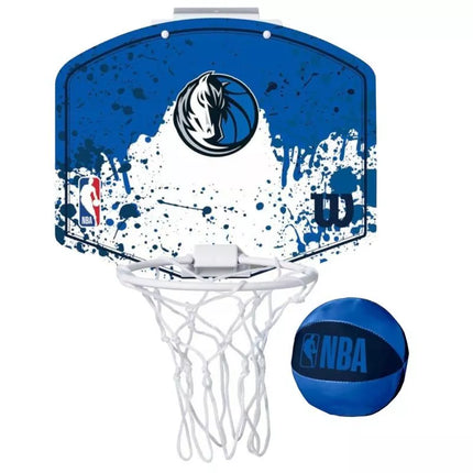 Mini Wilson NBA komandos Dalaso "Mavericks" krepšinio lankas su lenta WTBA1302DAL