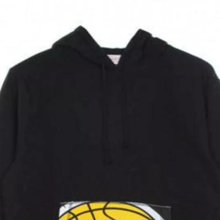 Mitchell & Ness NBA apkarpyto logotipo Los Angeles Lakers bliuzonas su gobtuvu juodas