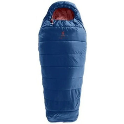 Deuter Starlight Vaikiškas Miegmaišis (130-170 cm) - Naktinis Mėlis/Raudonmedžio