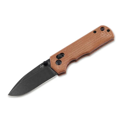 Böker Plus Rockstub Brown Micarta 2.0 peilis, 14C28N plienas