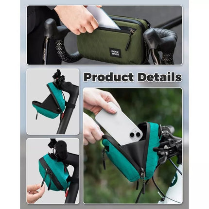 Rockbros Bike Handlebar Bag 2.1l Blue