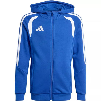 adidas Tiro 26 League Sweat Full Zip Hoodie for Kids Blue KF9102