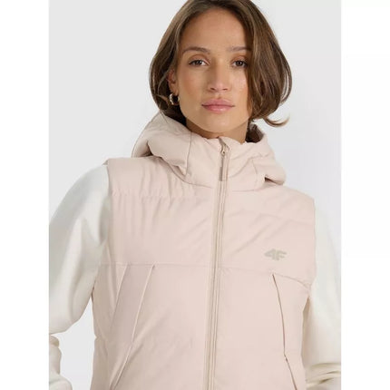 Women's down vest with synthetic filling 4F 4FRAW25TVJAF327-83S