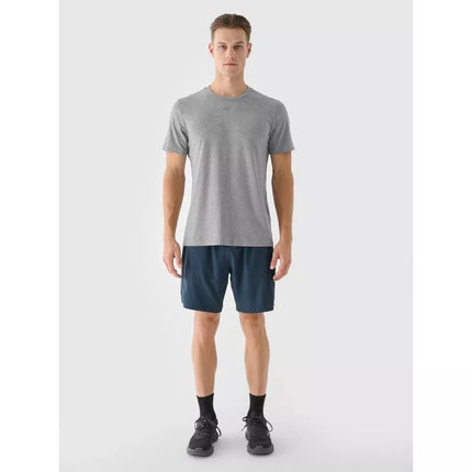 Men's quick-drying regular training T-shirt 4F 4FWAW24TFTSM1003-25M