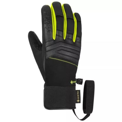 Reusch Jupiter GORE-TEX pirštinės, dydis 8.5, juodos ir geltonos