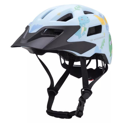 Wozinsky Vaikams skirtas MTB dviračio šalmas su nuimamu vizoriumi, S dydis - Šviesiai mėlyna