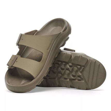 Vyriški Birkenstock Mogami Terra Stealth dviejų dirželių sandalai 1029596 Apex Išblukusi chaki (Standartinis plotis)