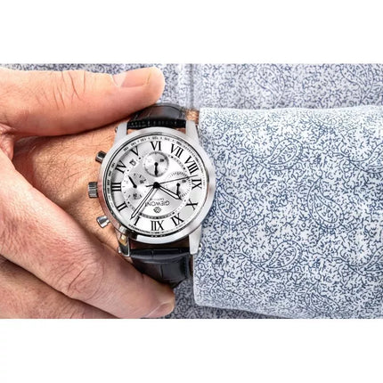 Giewont Chronograph Sapphire Silver Men's Watch GW6260-A1