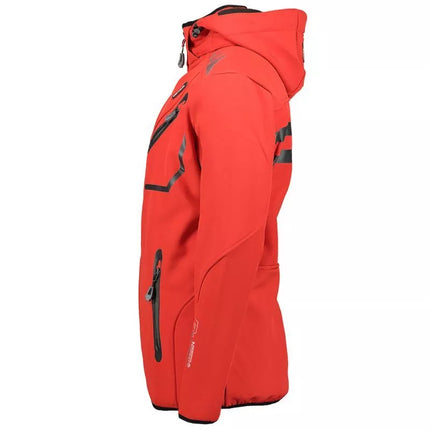 Geographical Norway Softshell striukė Royaute 068 M WY3252H/GN/Raudona / Juoda